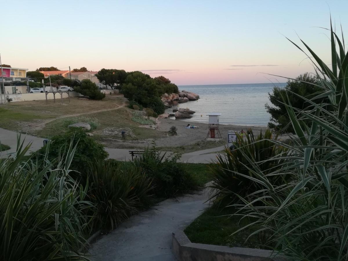 Bel Appartement Avec Terrasse - Plage De Carro A Pied Martigues Eksteriør bilde
